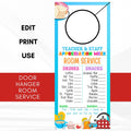 staff appreciation VIP door hanger template